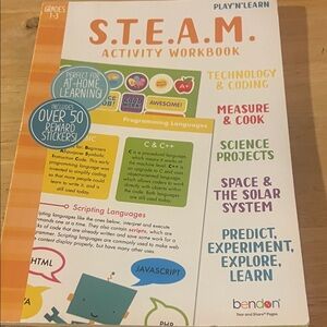 S.T.E.A.M. Activity Workbook for Grades 1-3